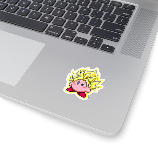 Kirby Goku Sticky- 2x2"