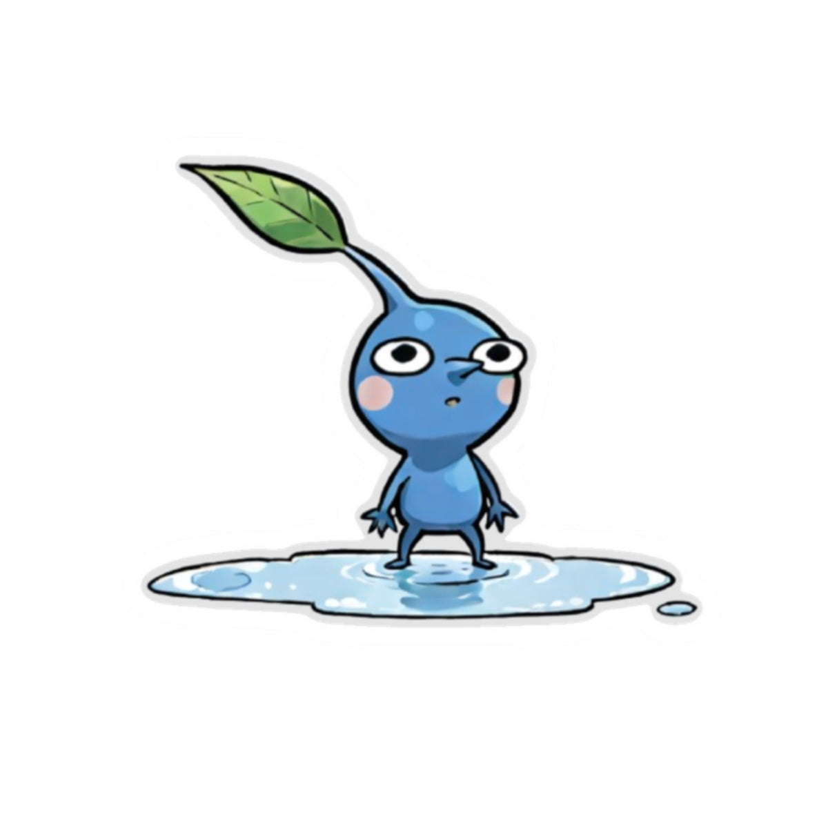 Blue Pikmin Sticky - 2 x 2"