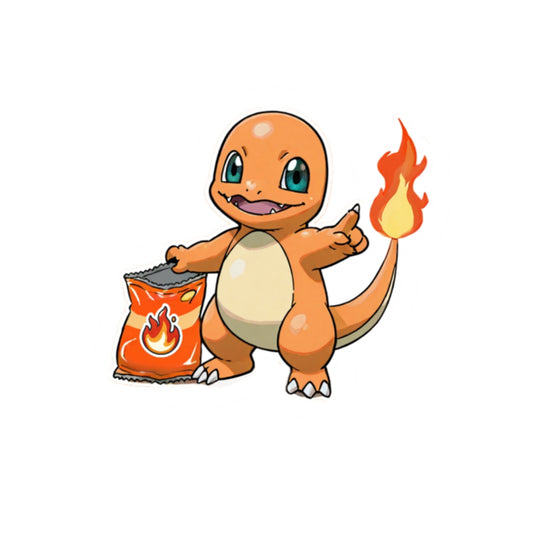 Pokemon Spicy Chip Sticky - 2 x 2"