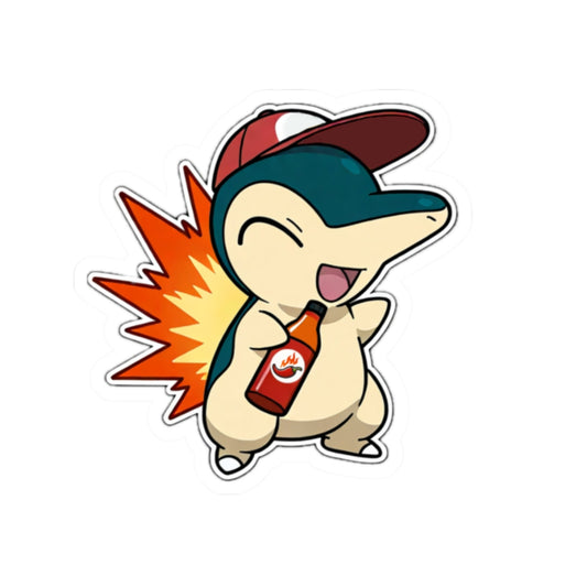 Pokemon Hot Sauce Sticky- 2x2"