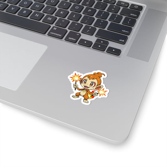 Pokemon Sparkler Sticky- 2x2"