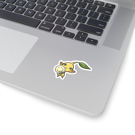 Yellow Pikmin Sticky - 2 x 2"